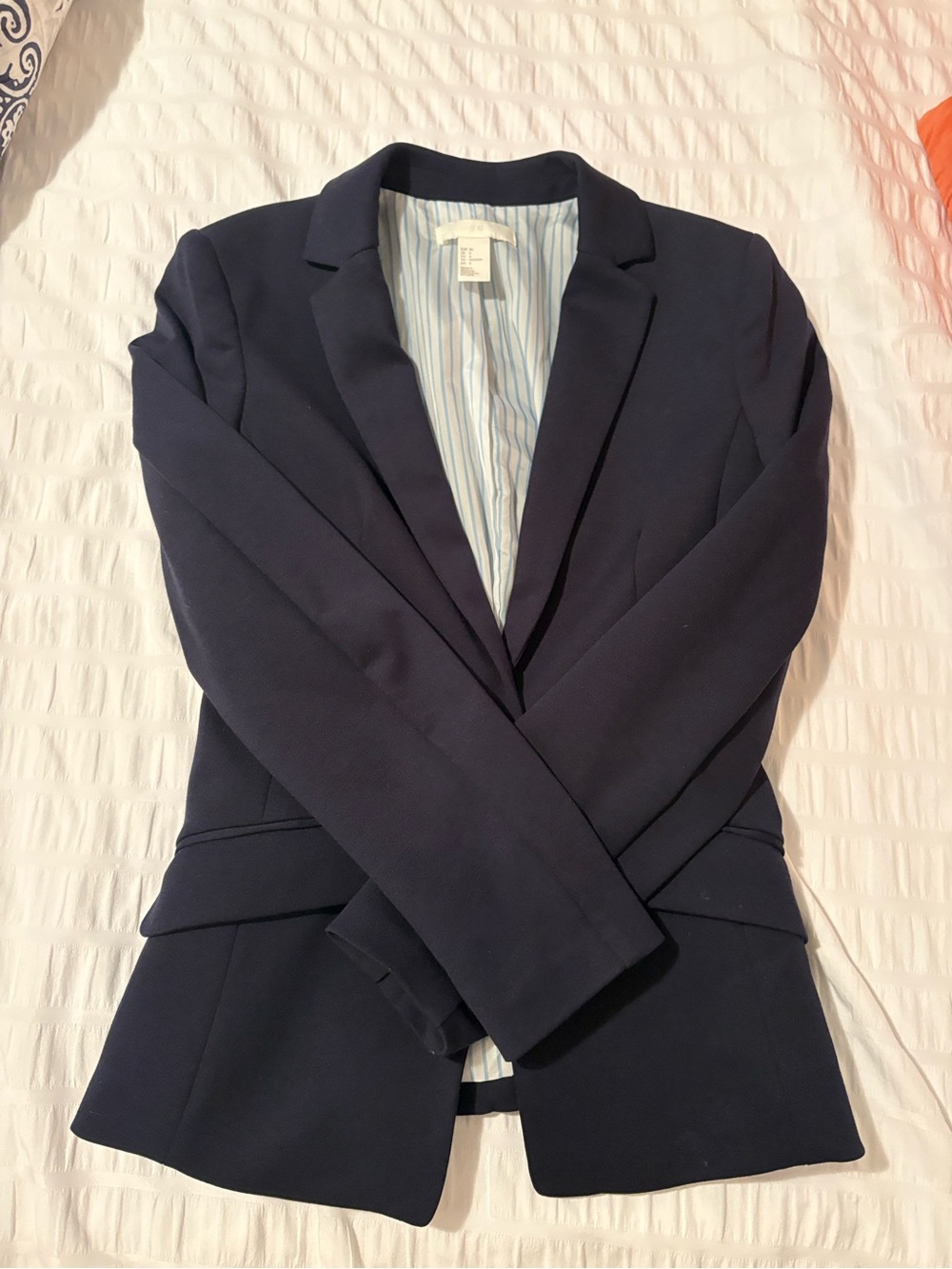 Women's Navy Tailored Blazer - H&M - Picture 2 of 5